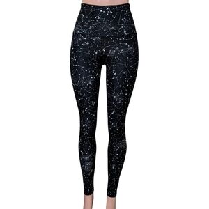 YOGA DEMOCRACY Star Dust Printed Yoga Leggings